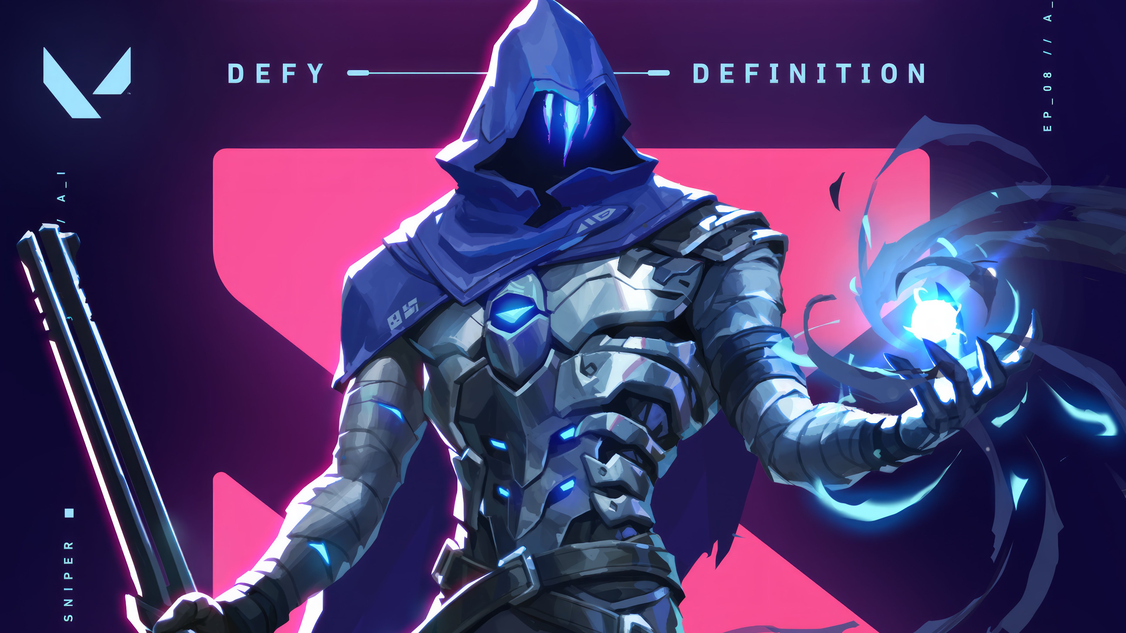 Omen: Shadows of Valorant 4K Wallpaper