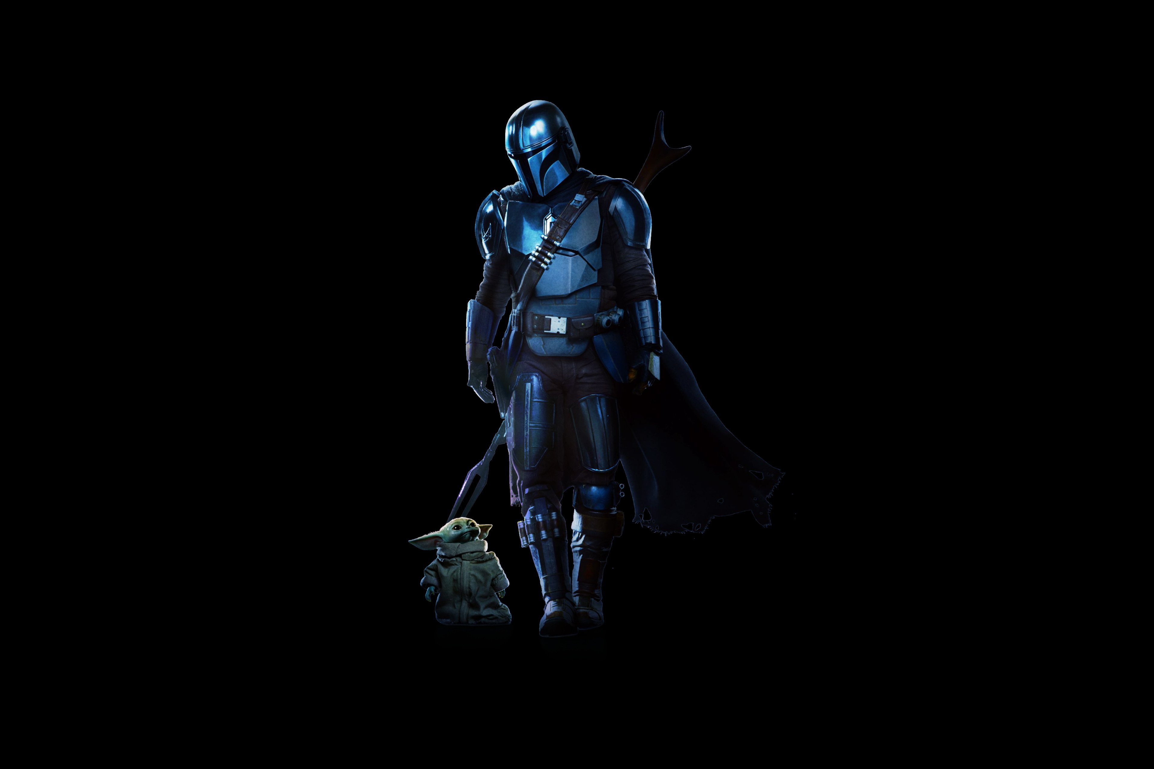 Mando & Grogu: Galactic Guardians 4K Wallpaper