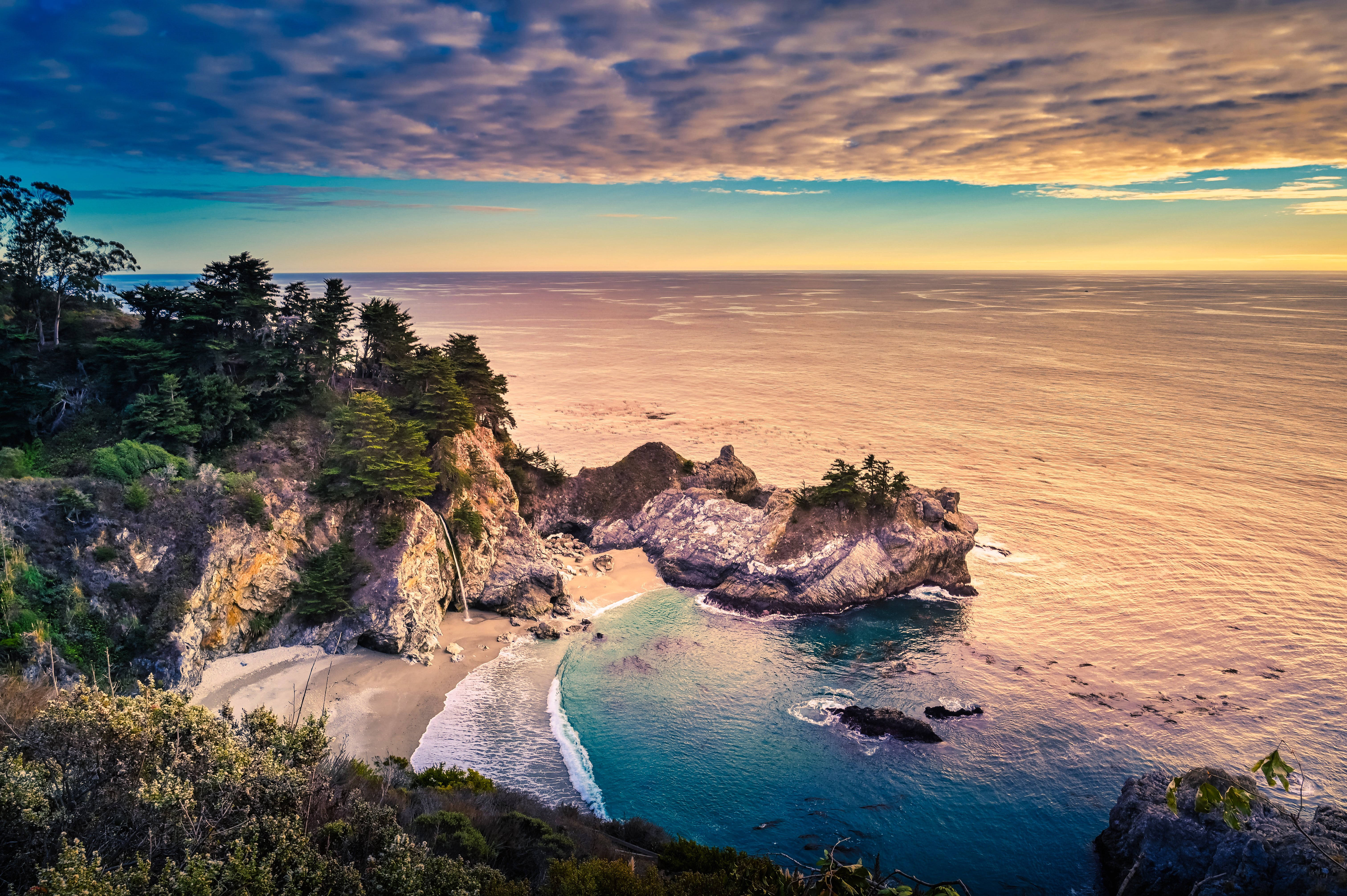 Big Sur Sunset: California's Coastal Jewel 4K 5K Wallpaper