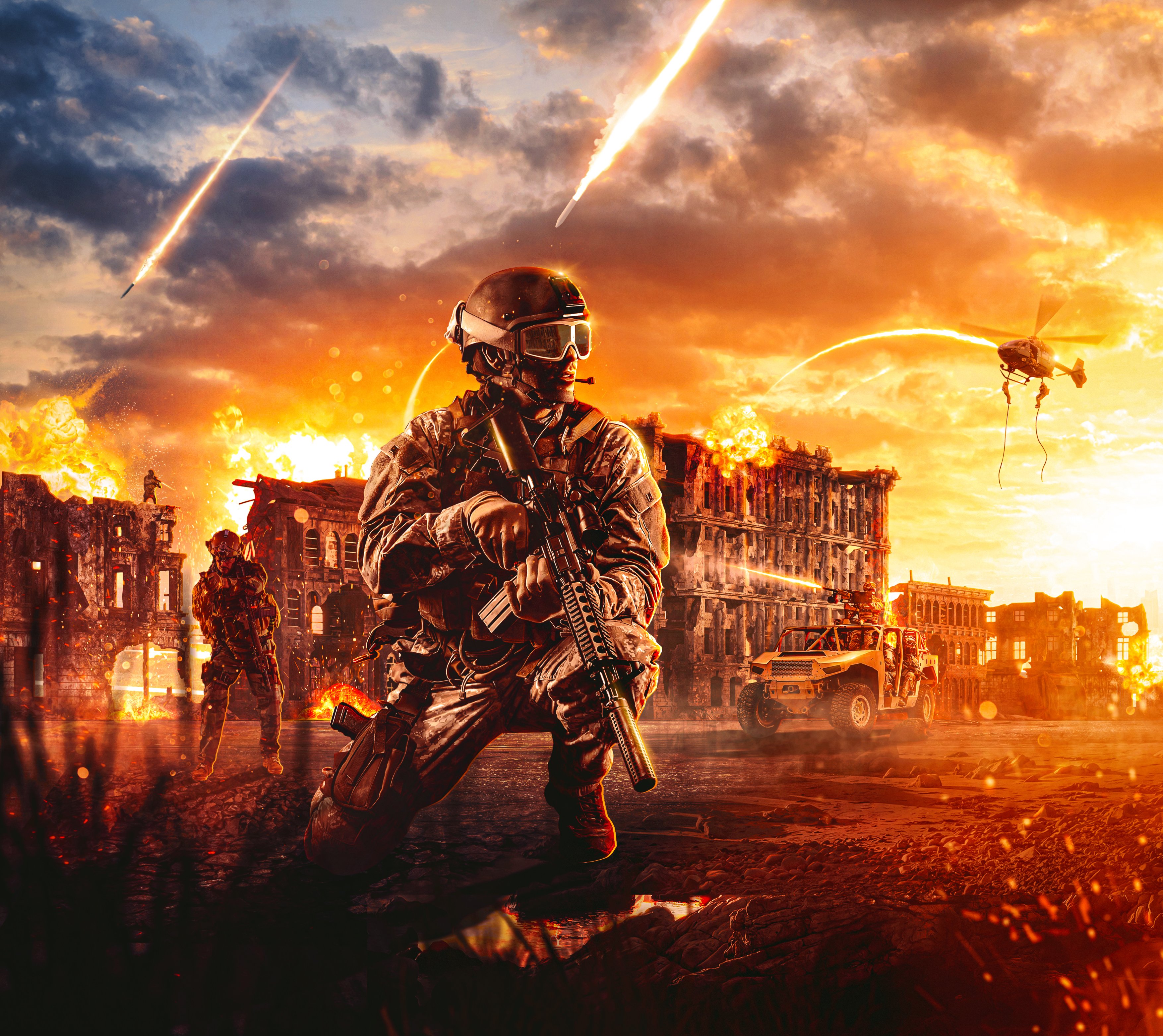 Warzone: Battlefield of Destruction Wallpaper
