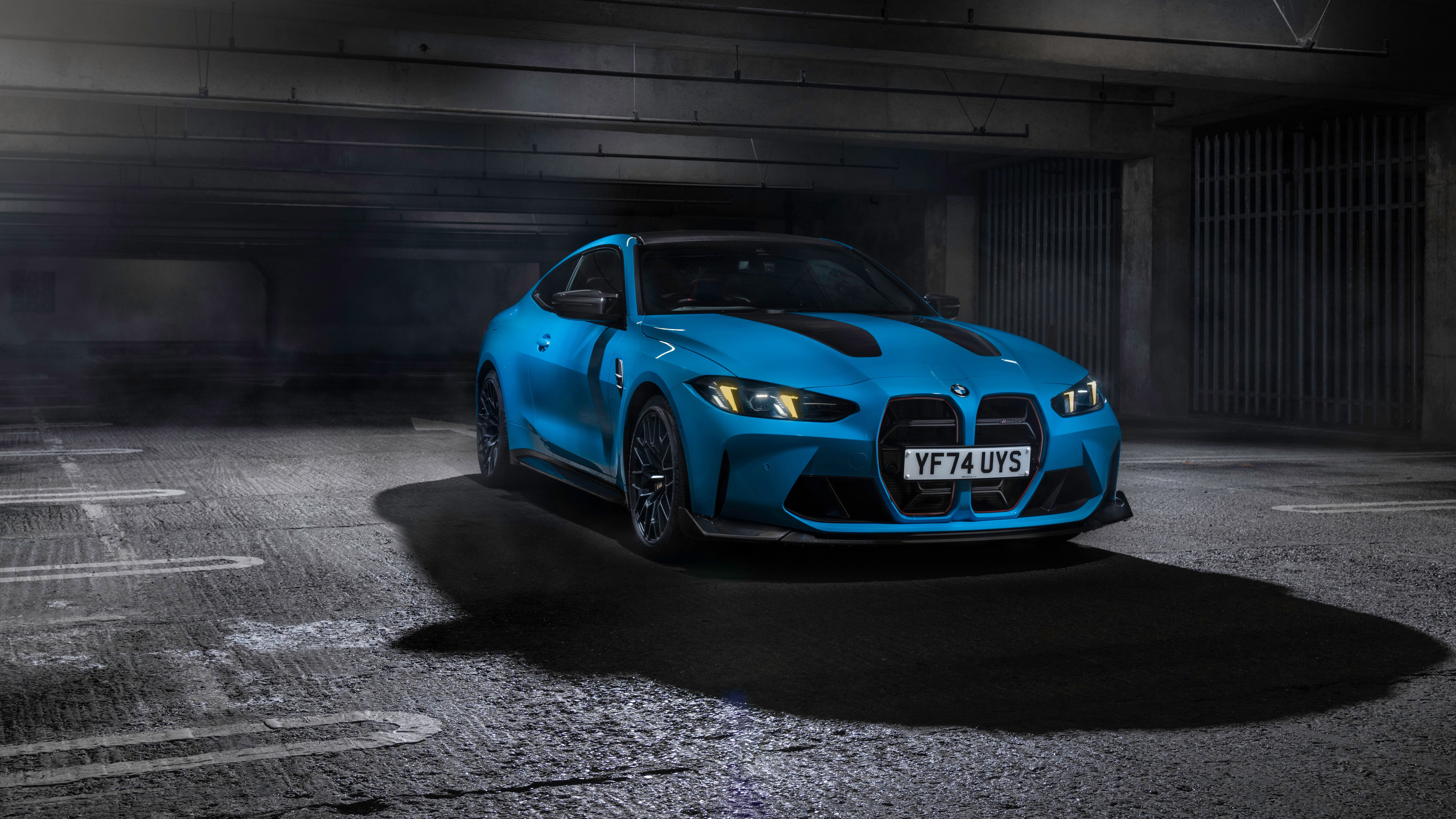 BMW M4 CS: Dark Urban Prowess 4K 5K 8K Wallpaper