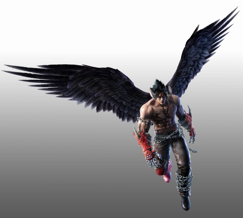 Devil Jin: Dark Wing Demon 4K Wallpaper