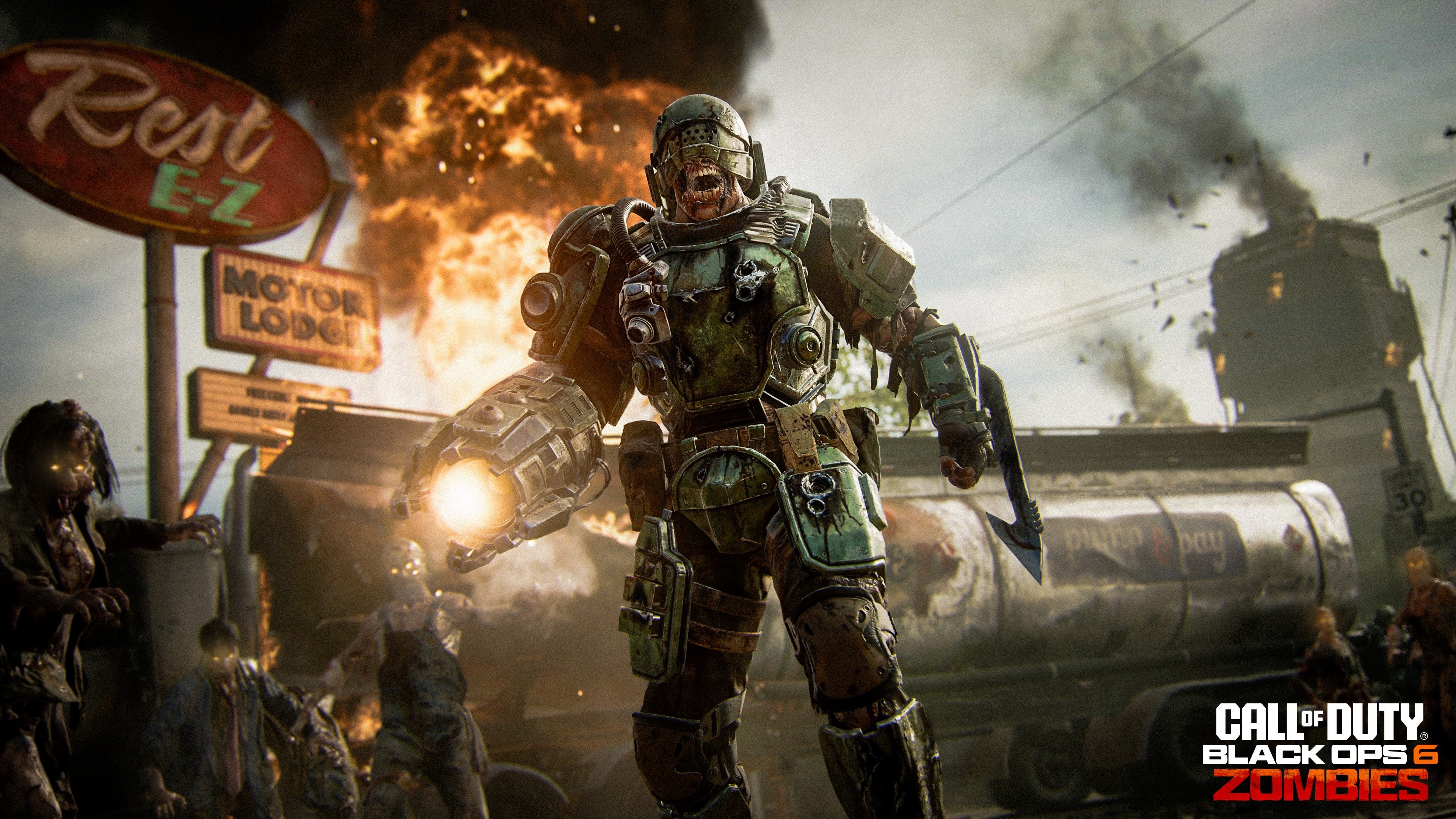 Black Ops 6: Zombie Apocalypse Unleashed 4K Wallpaper