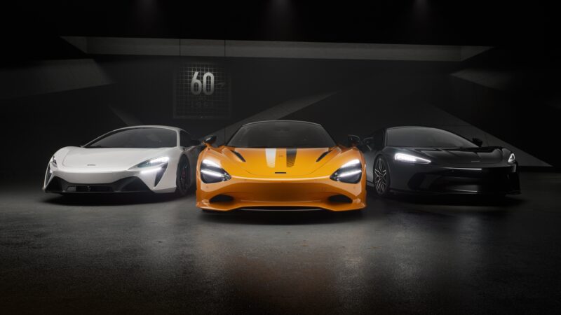 McLaren Trio: Speed Meets Elegance 4K 5K 8K Wallpaper