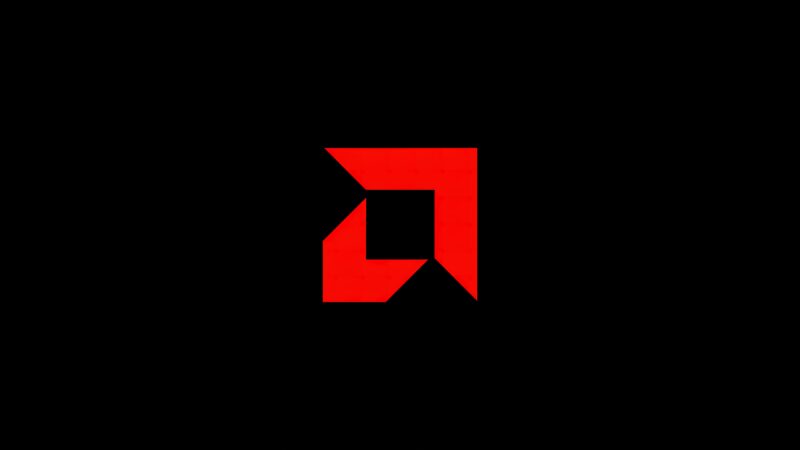 AMD Minimalist Logo Design 4K 5K 8K Wallpaper