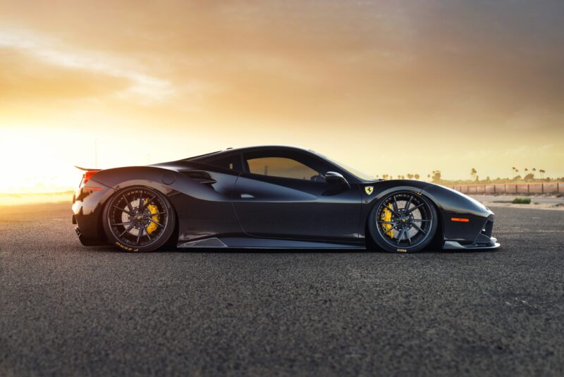 Ferrari 488 GTB: Sunset Track Beast 4K 5K 8K Wallpaper