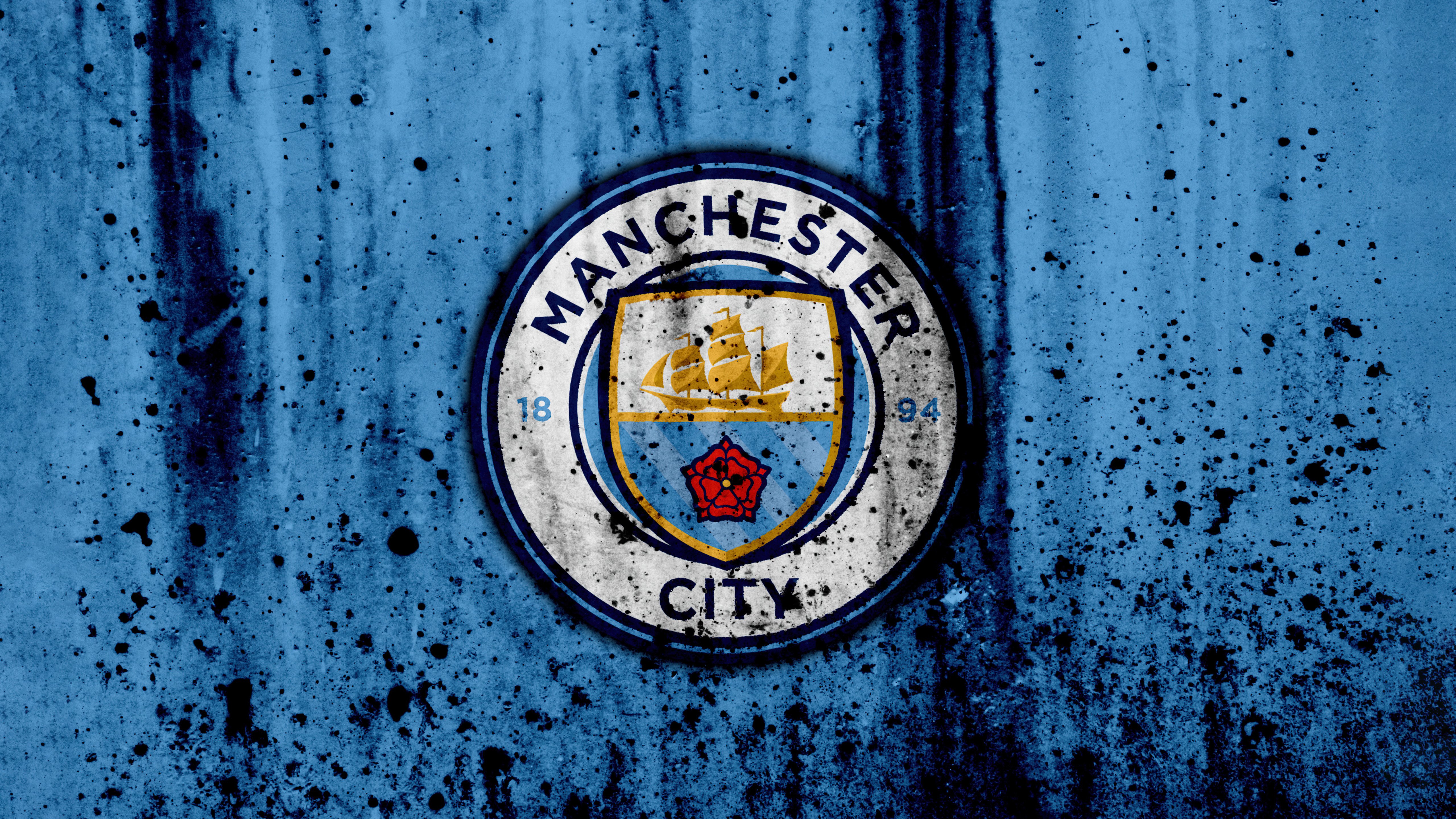 Manchester City FC: Legendary Soccer Emblem 4K 5K Wallpaper