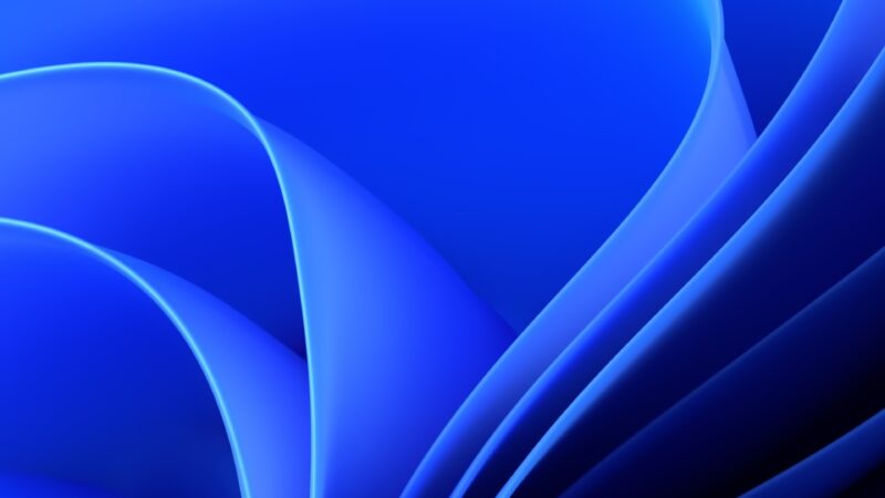 Windows 11 Blue Waves Wallpaper 4K Wallpaper
