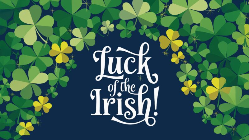 Lucky Irish Charm: St. Patrick's Day Greeting 4K 5K Wallpaper
