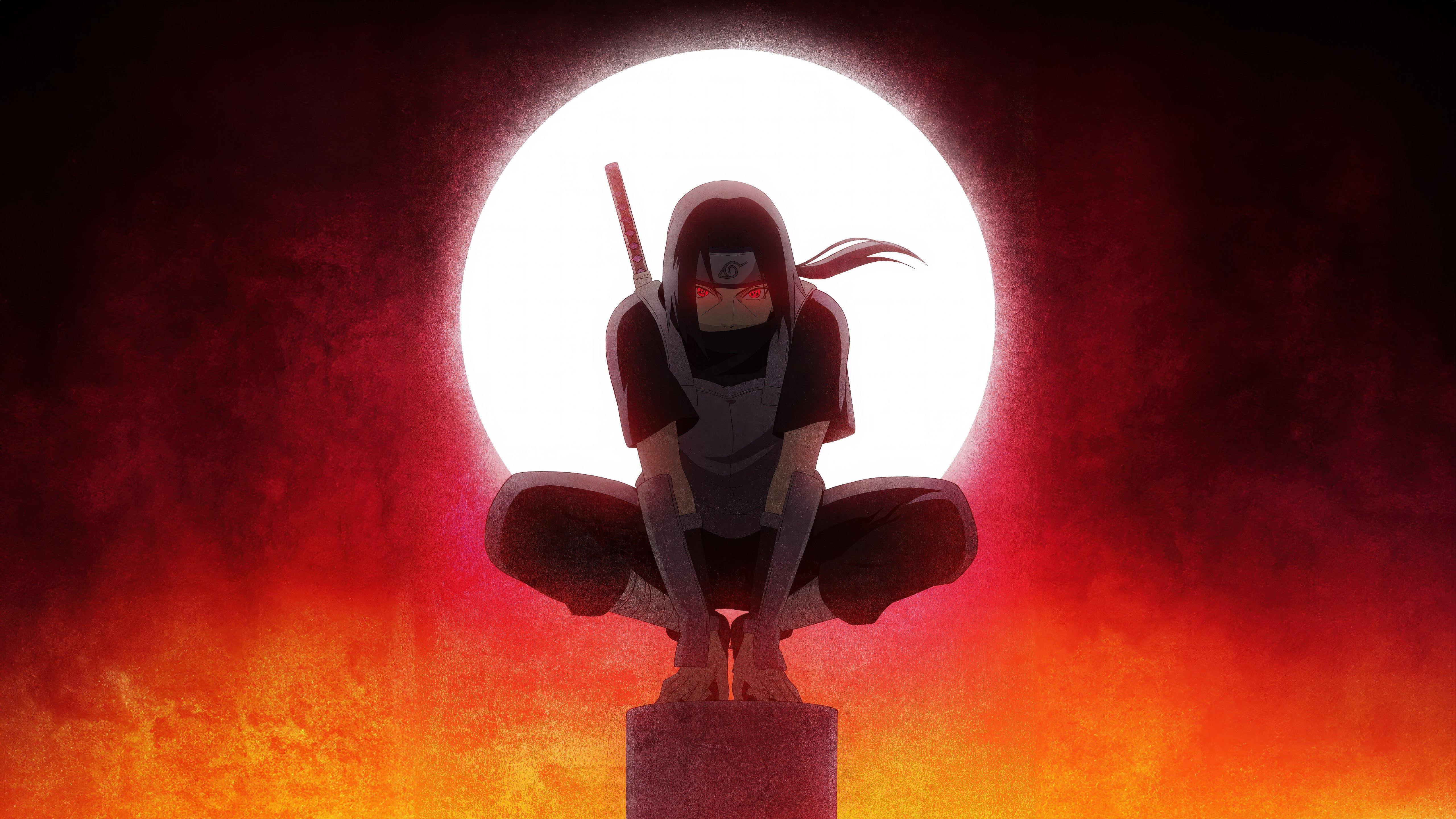 Itachi: Shadow of the Moonlight 4K 5K Wallpaper