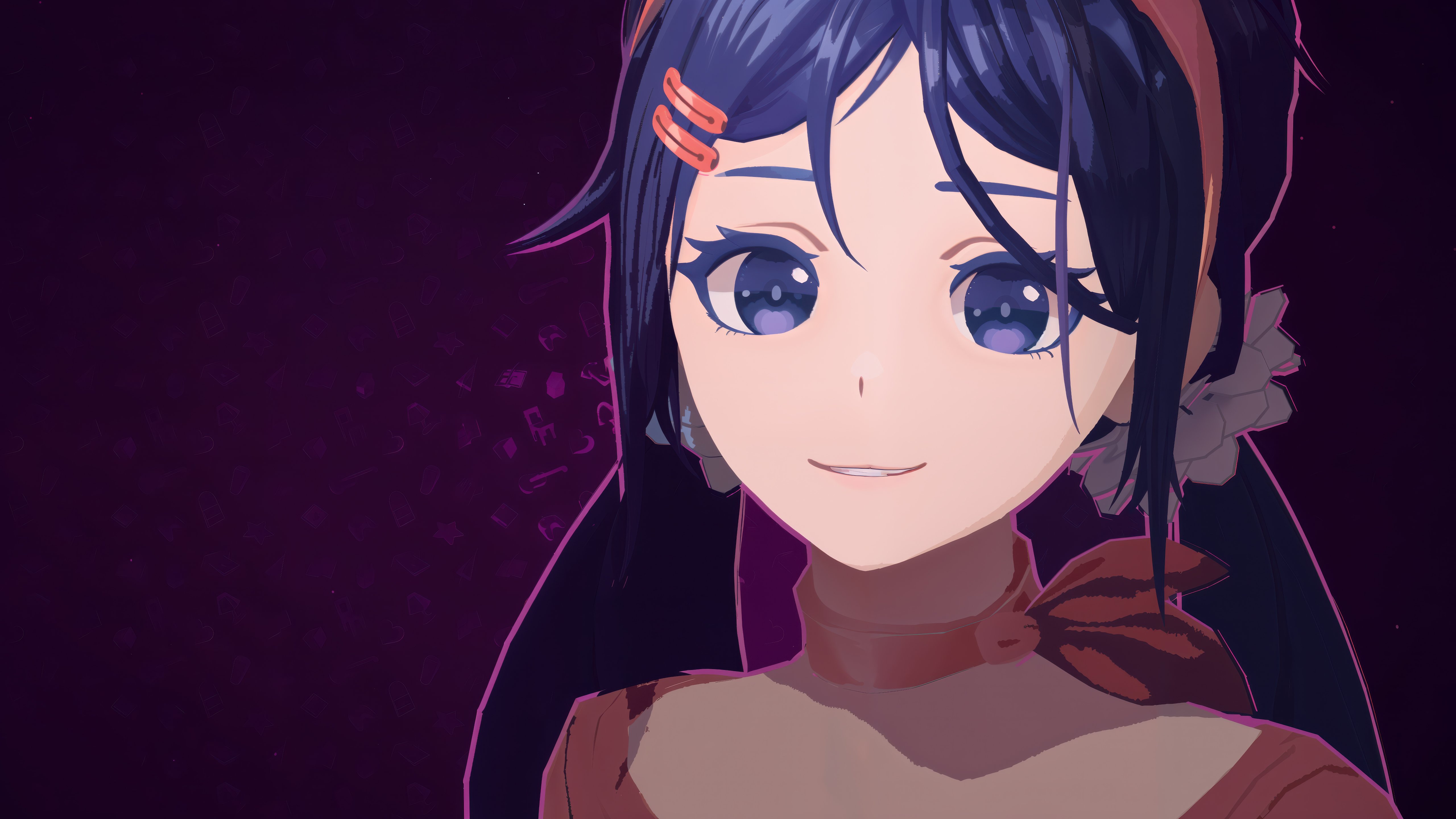 Miside: Dark Anime Portrait 4K 5K Wallpaper