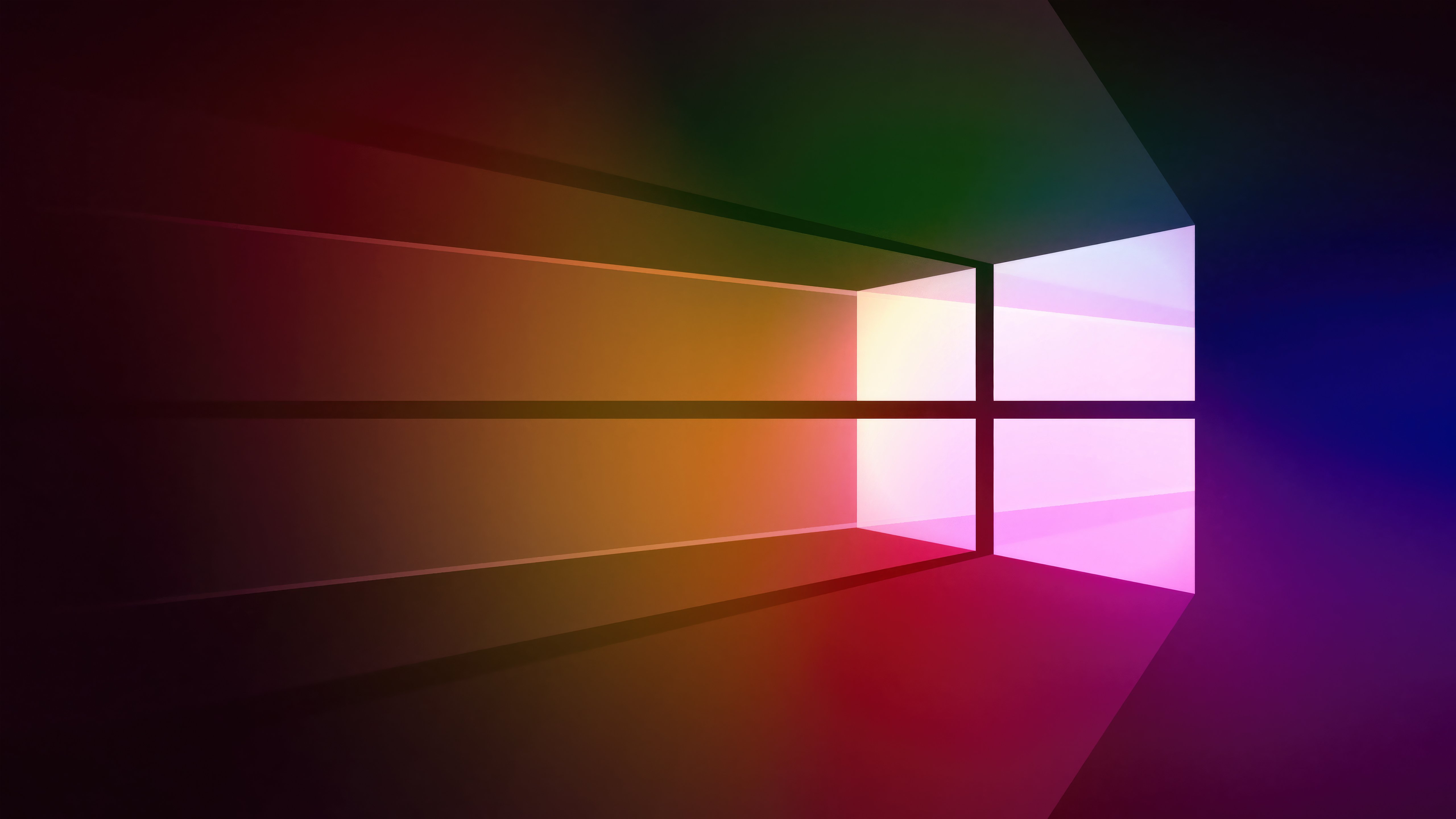 Windows 10 Abstract Spectrum 4K 5K Wallpaper