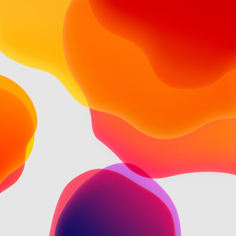 iPadOS Abstract Waves Wallpaper
