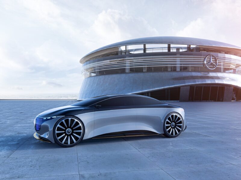 Mercedes Vision EQS: Future of Electric Luxury 4K Wallpaper