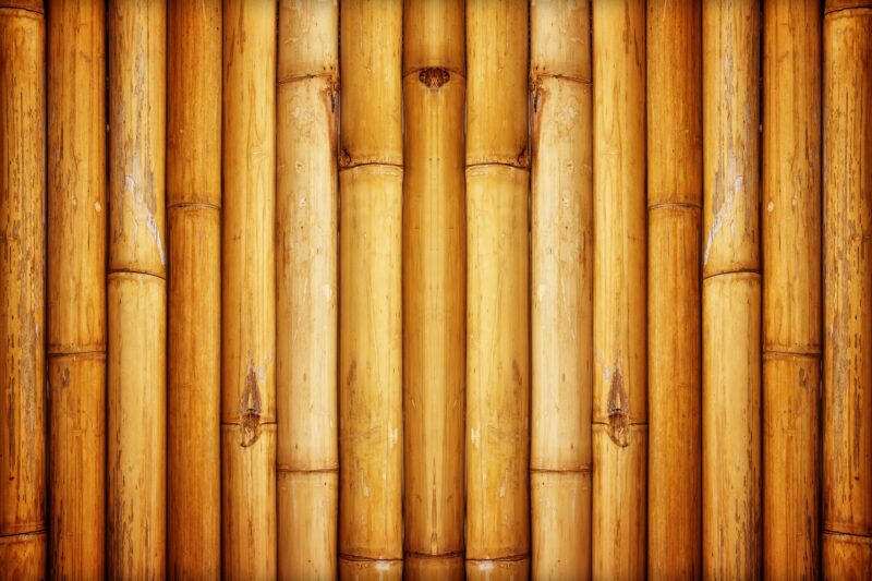 Golden Bamboo Wall Texture 4K 5K Wallpaper