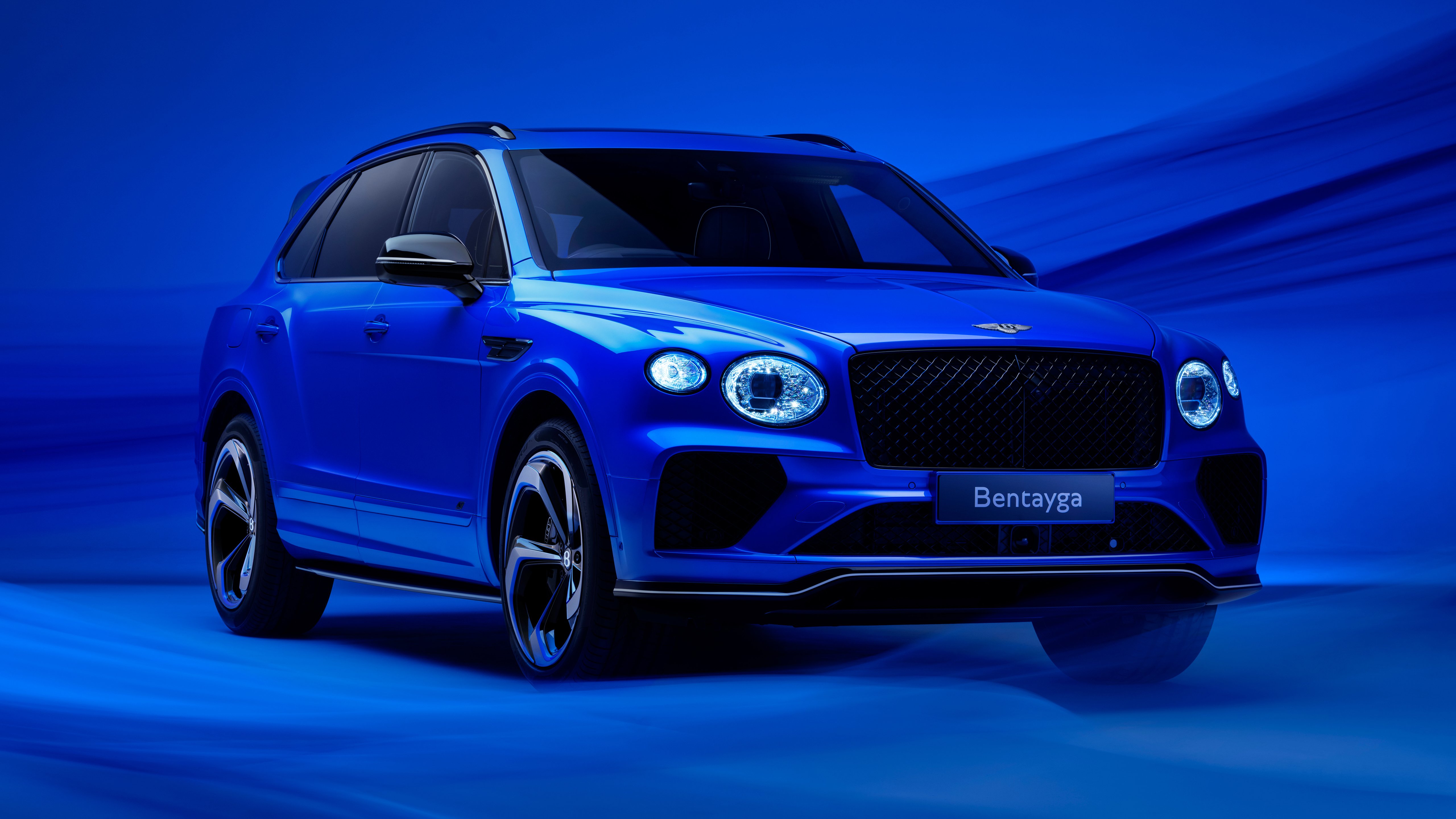 2024 Bentley Bentayga S: Nila Blue Power 4K 5K Wallpaper