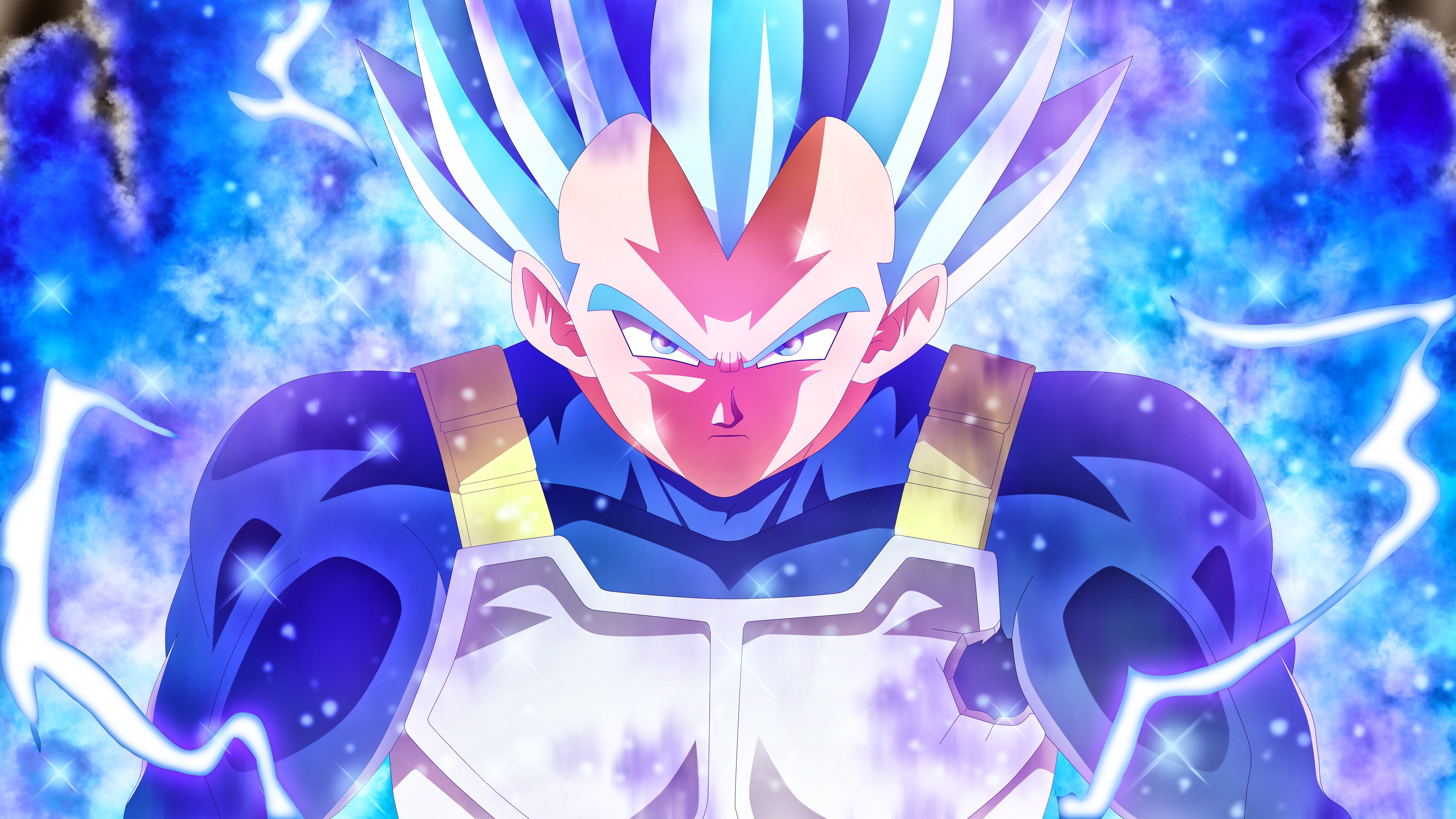 Vegeta's Godly Power Unleashed 4K 5K Wallpaper