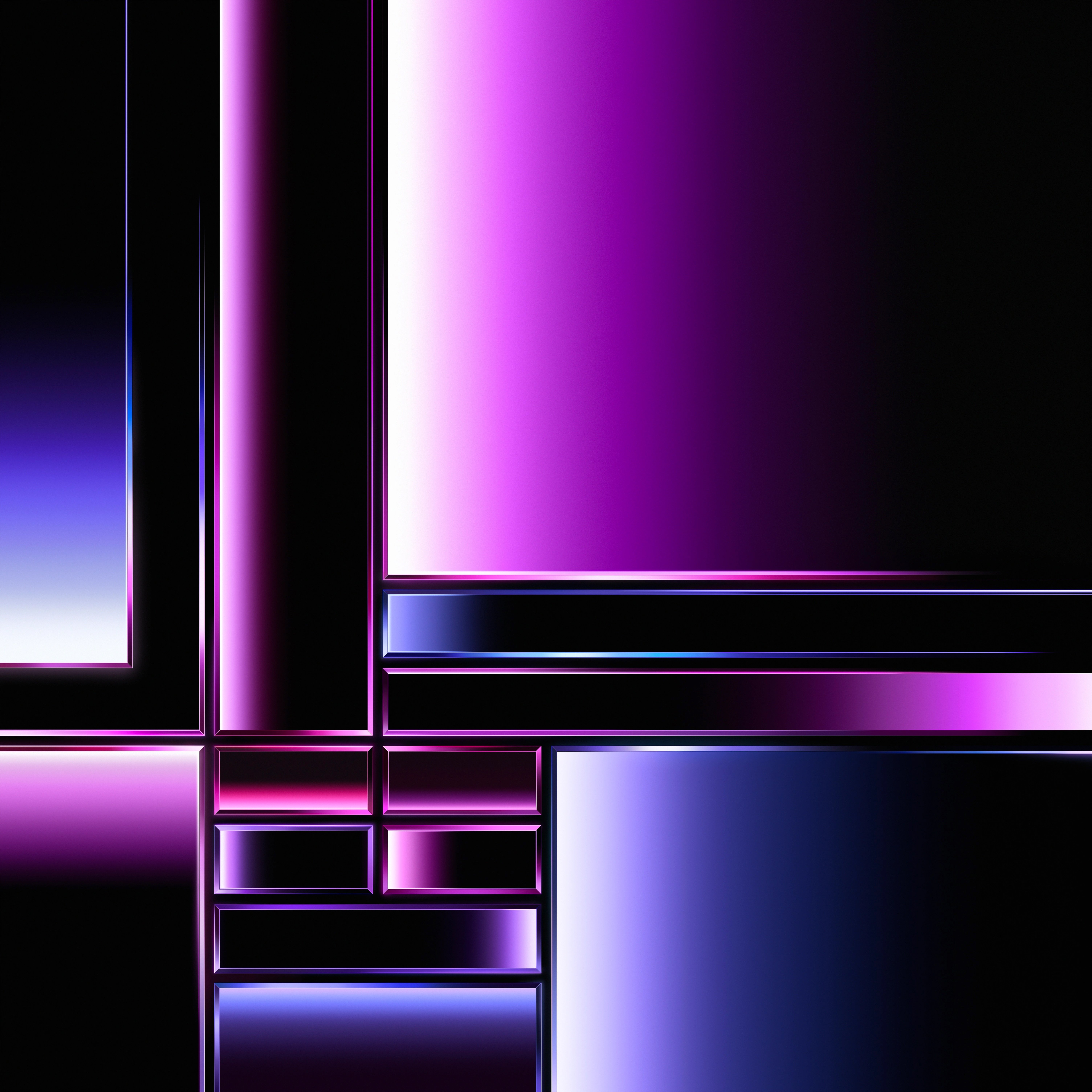 Magenta Grid Abstraction 4K 5K Wallpaper