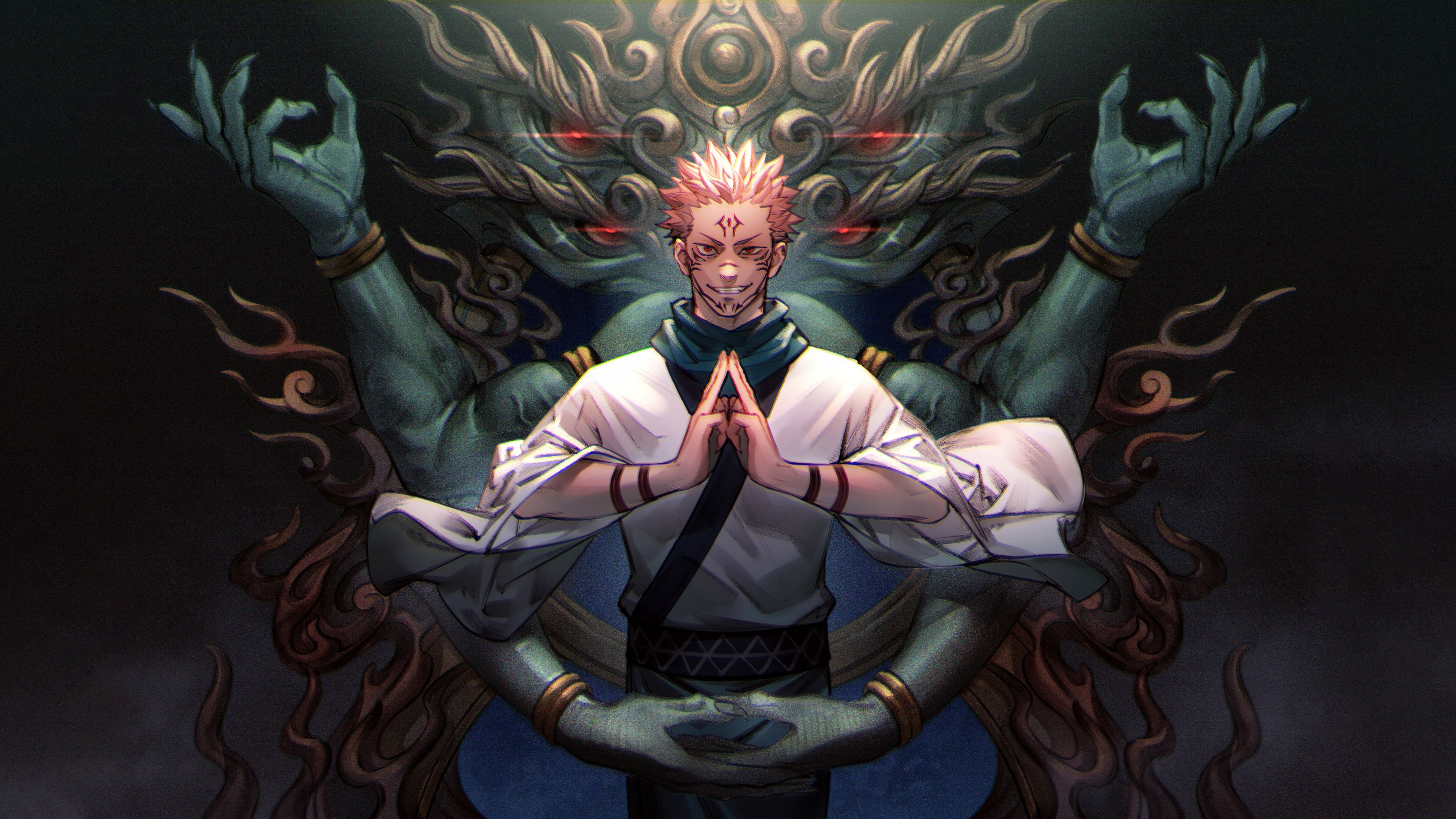 Sukuna: King of Curses Awakens 4K 5K Wallpaper