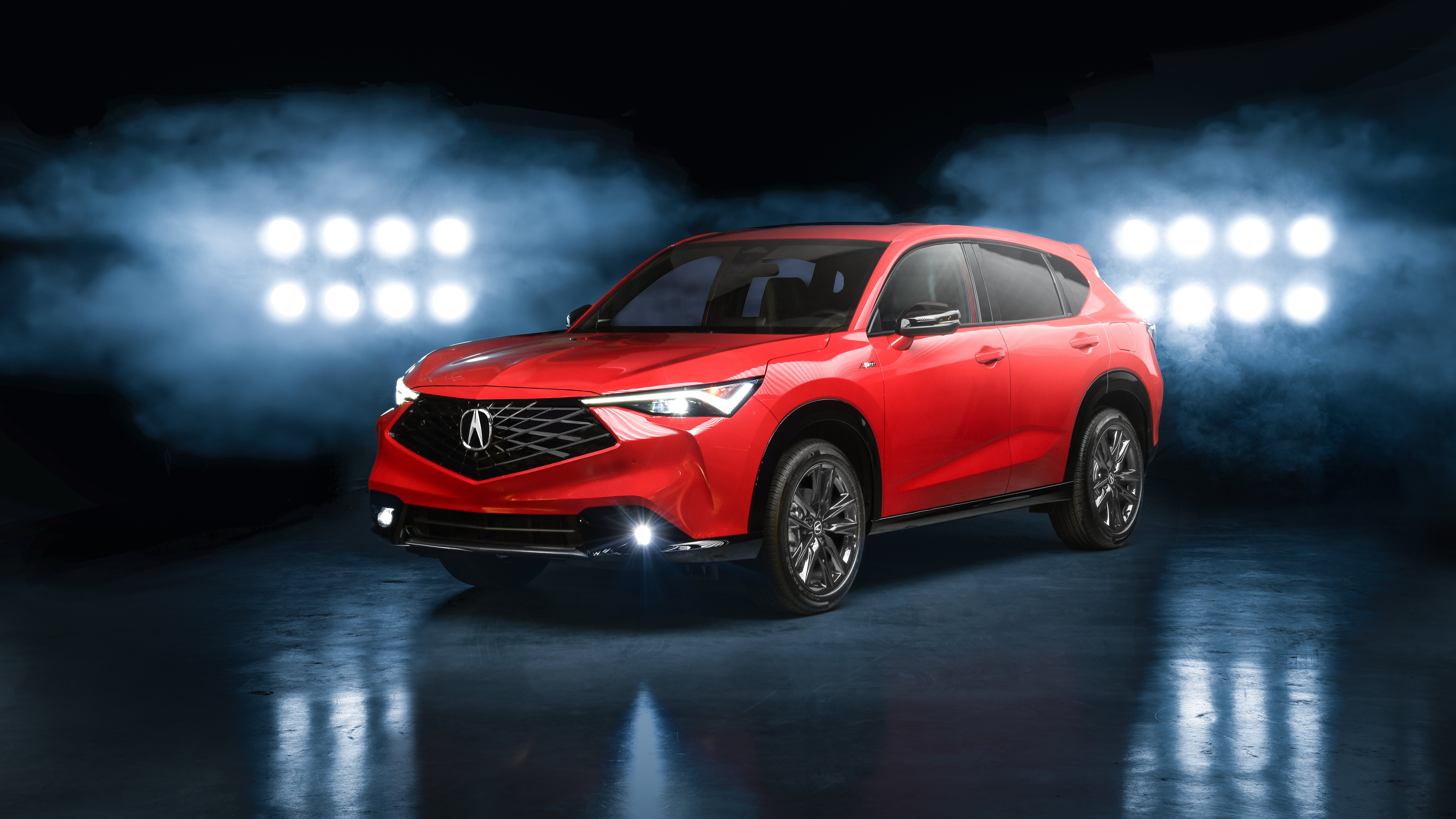 2025 Acura ADX: Sleek Red AWD SUV 4K 5K 8K Wallpaper
