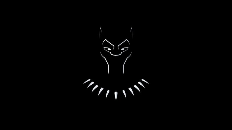 Black Panther: Silhouette of Wakanda 4K Wallpaper
