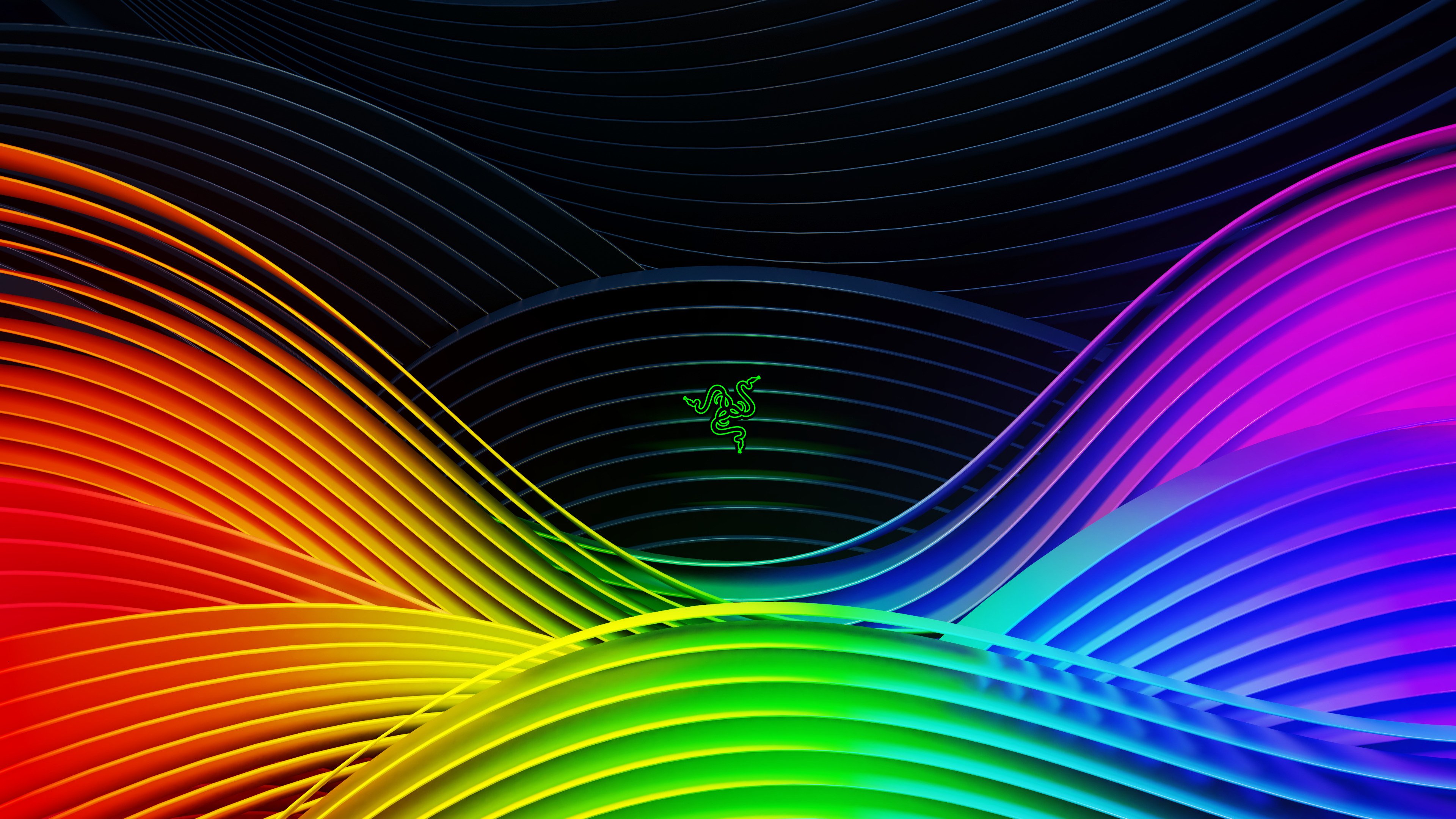 Razer's Spectrum of Wavy Dreams 4K Wallpaper