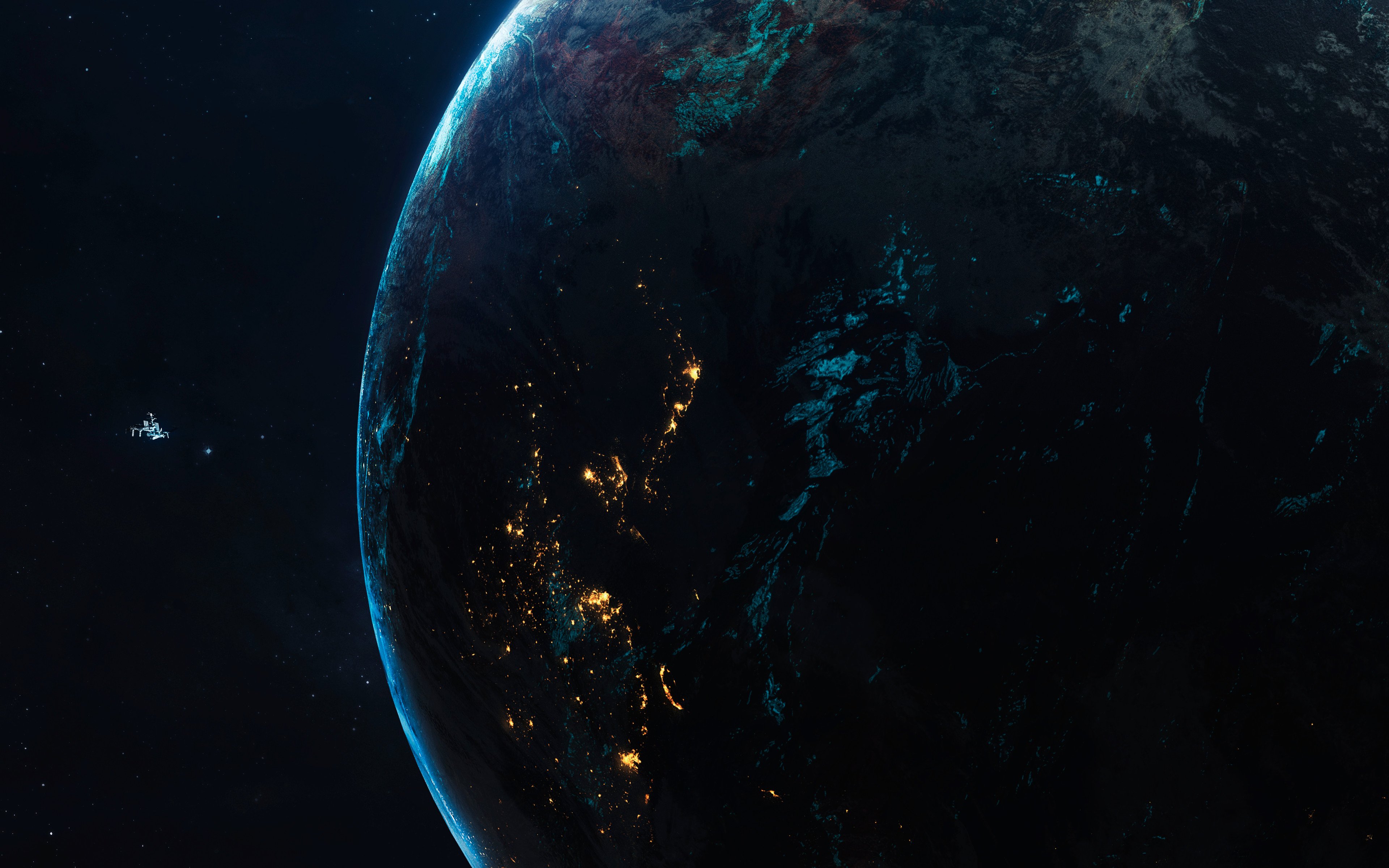 Earthlike Planet: Cosmic Frontier 4K Wallpaper