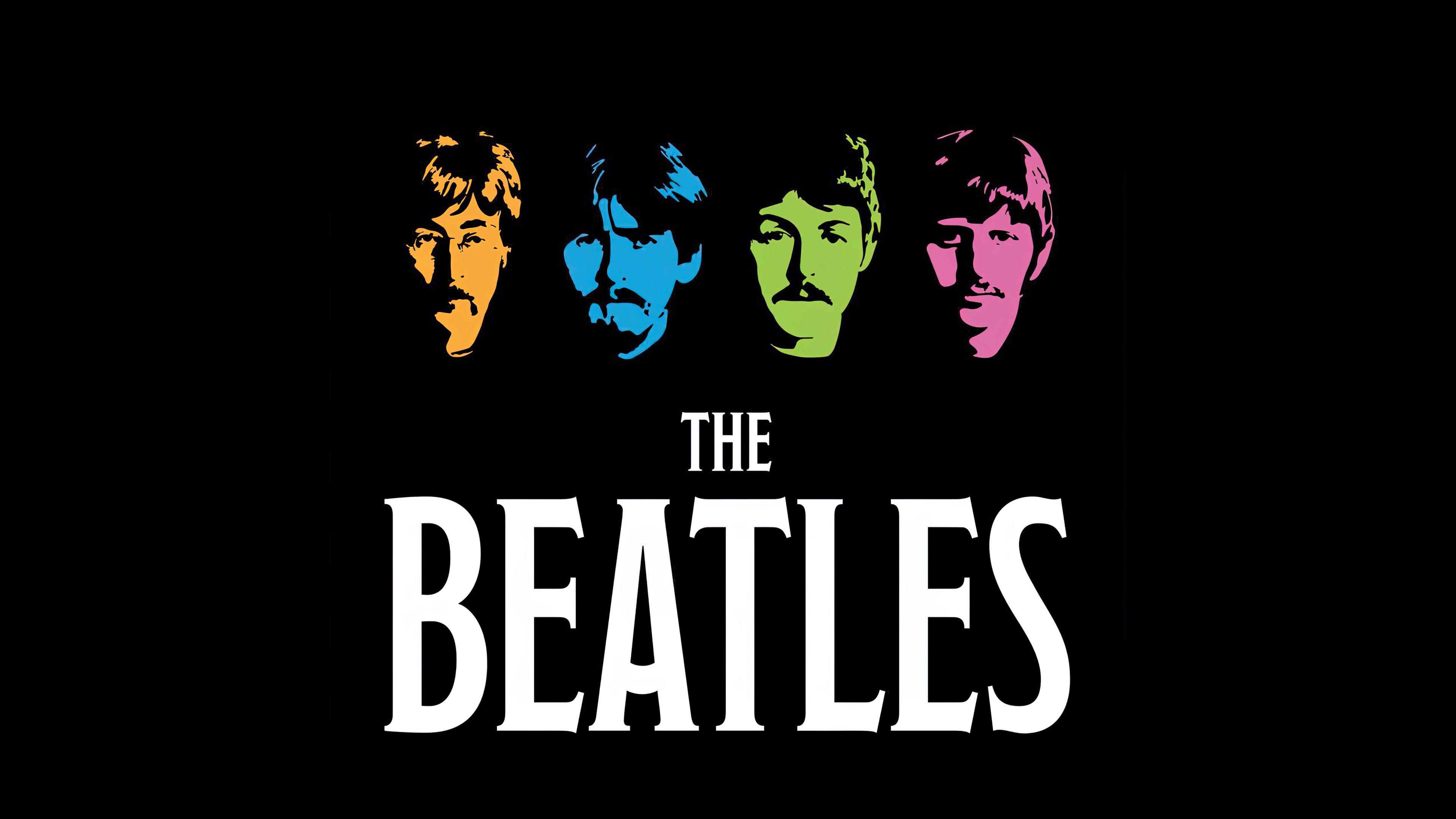 The Beatles: Color-Pop Icon 4K Wallpaper