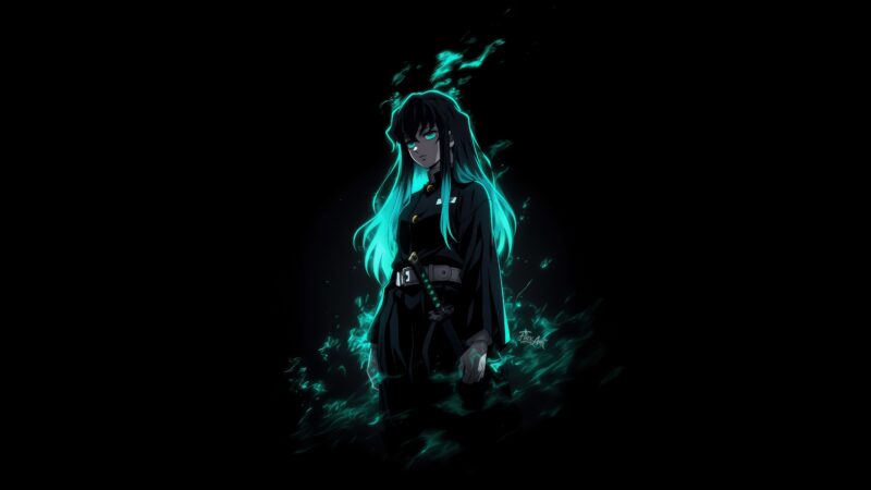 Muichiro Tokito: Ethereal Blade 4K 5K Wallpaper