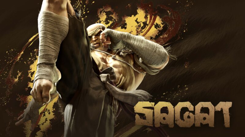Sagat: Street Fighter 6 Epic Battle Pose 4K 5K 8K Wallpaper