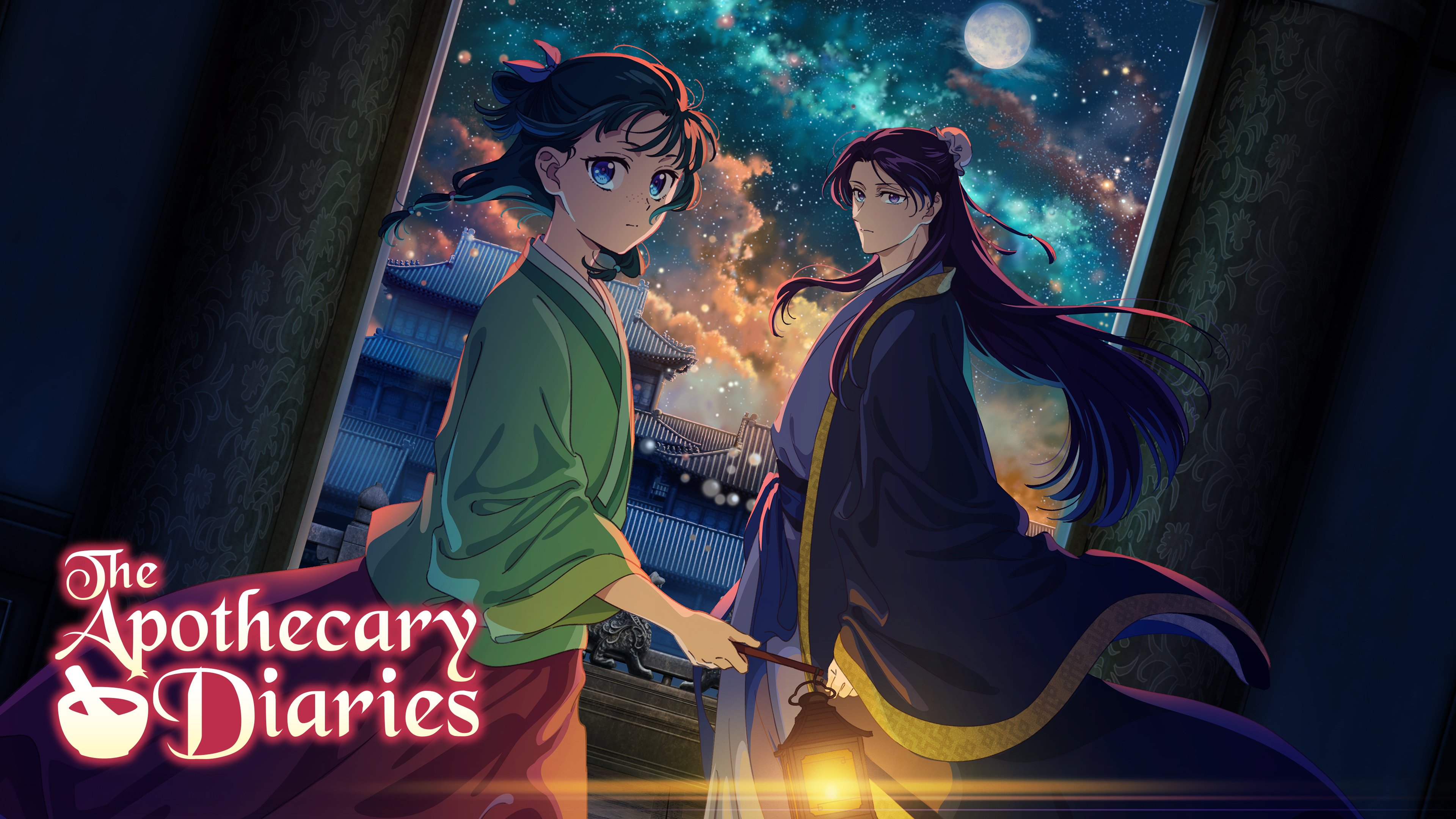 Kusuriya no Hitorigoto: Moonlit Secrets 4K Wallpaper