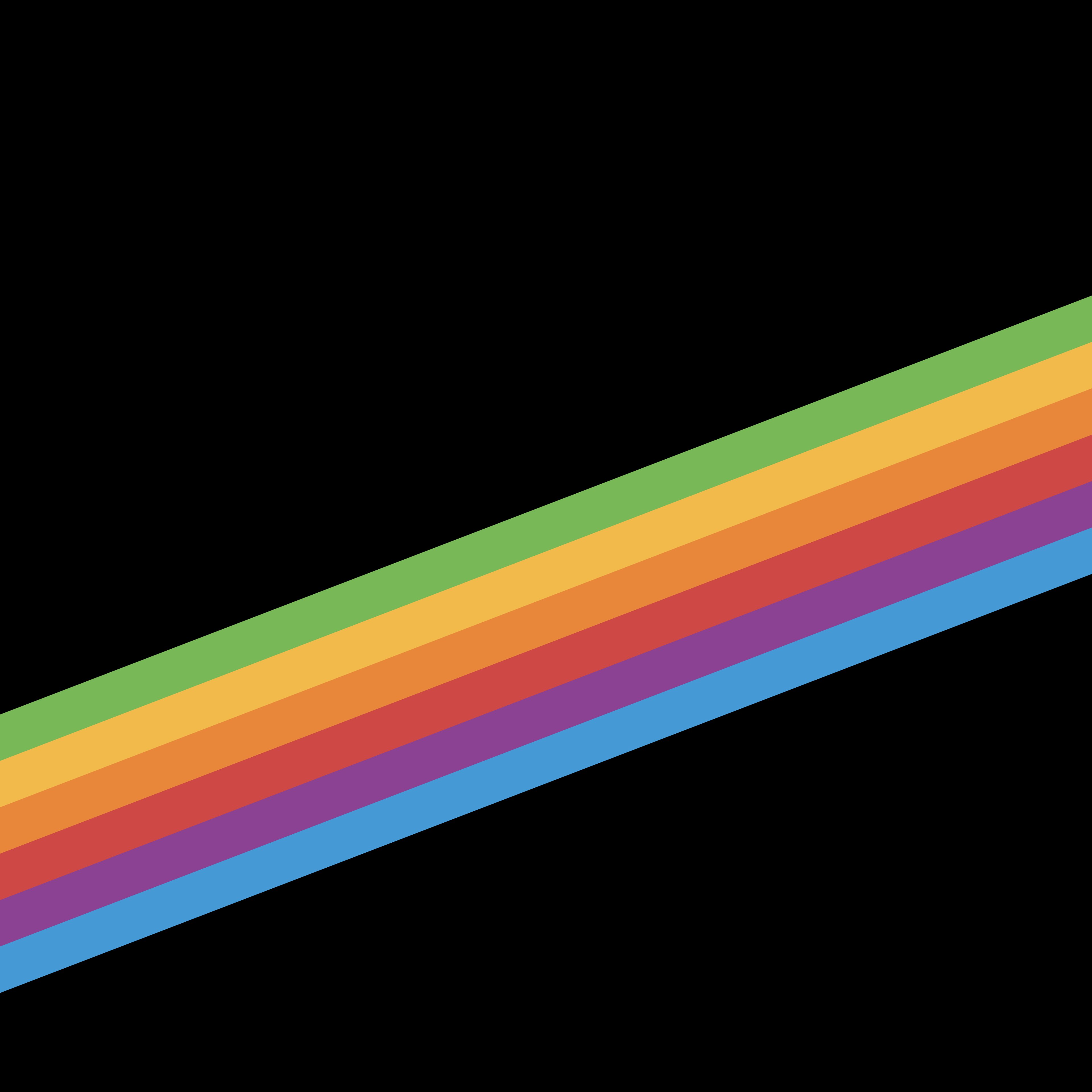 iOS 11 Rainbow Ribbon 4K Wallpaper