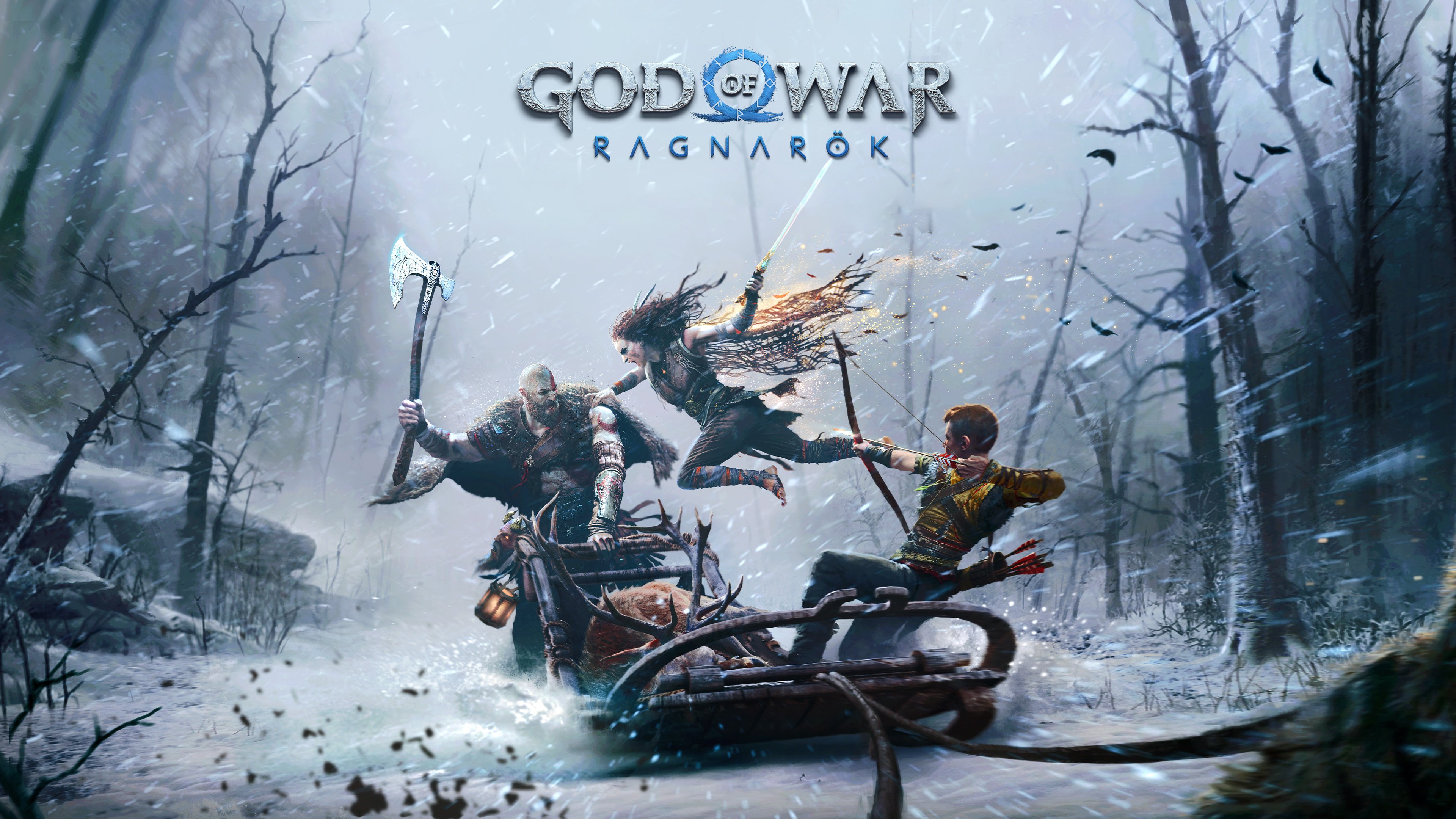 God of War Ragnarök: Mythic Battle Unleashed 4K Wallpaper