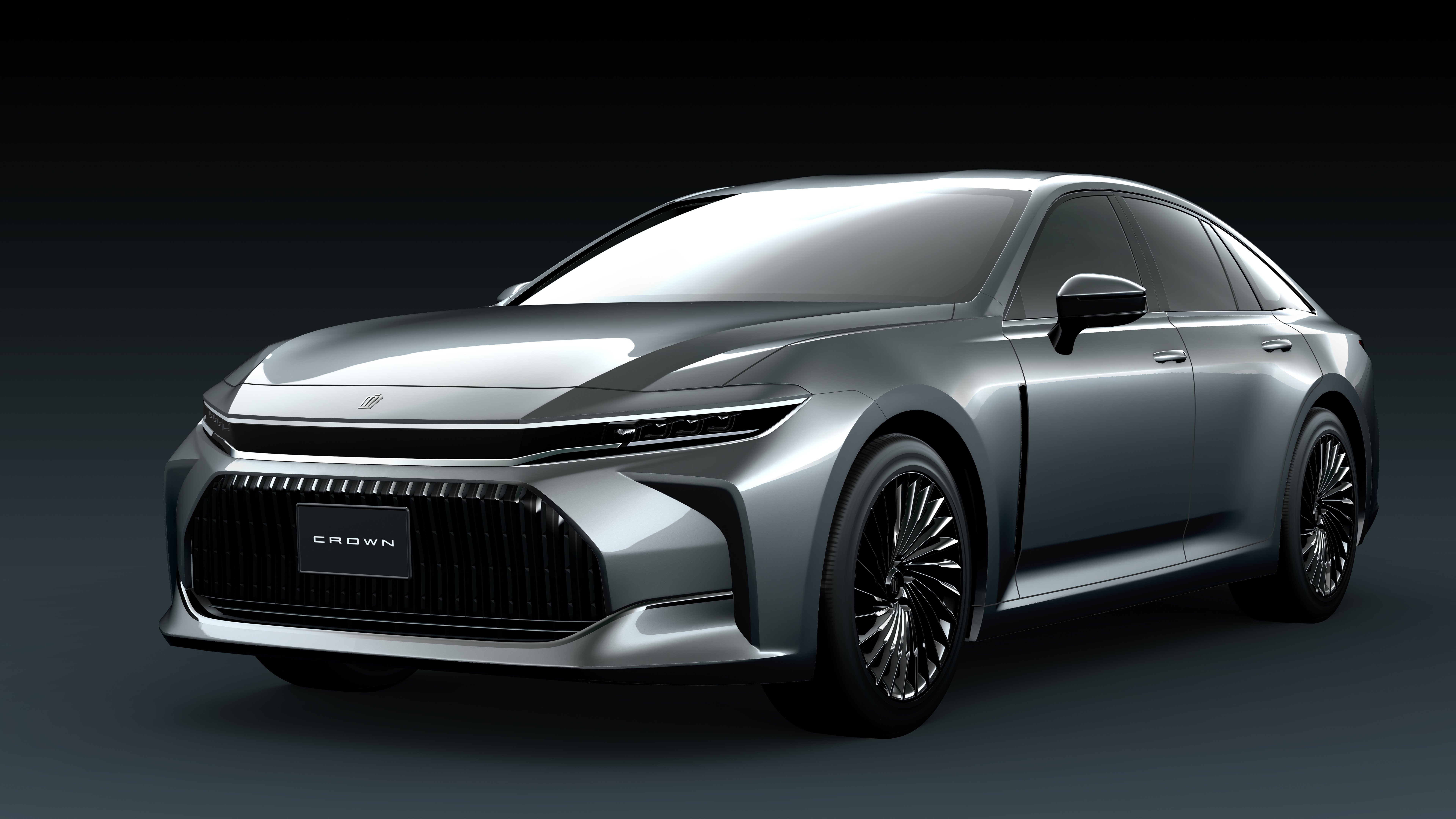 Toyota Crown Sedan Prototype: Future Sleek 4K 5K 8K Wallpaper