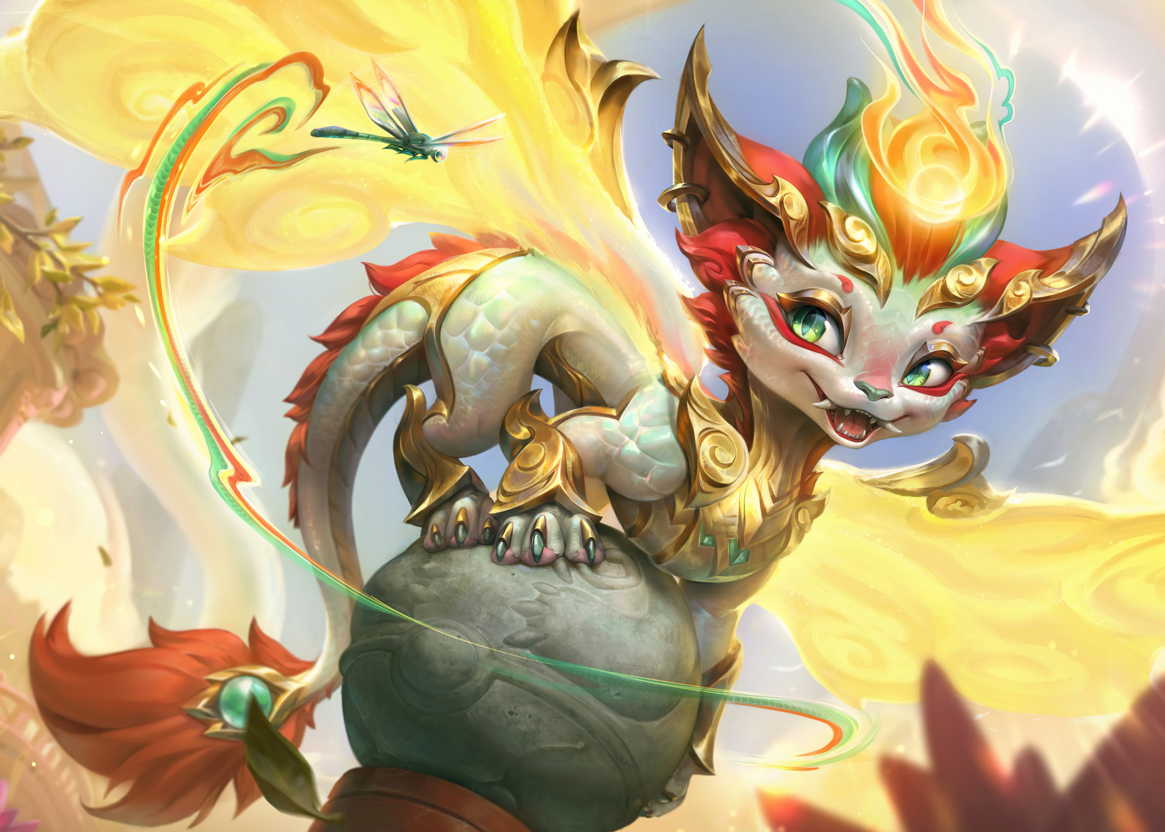 Heavenscale Smolder: Draconic Ascension 4K Wallpaper