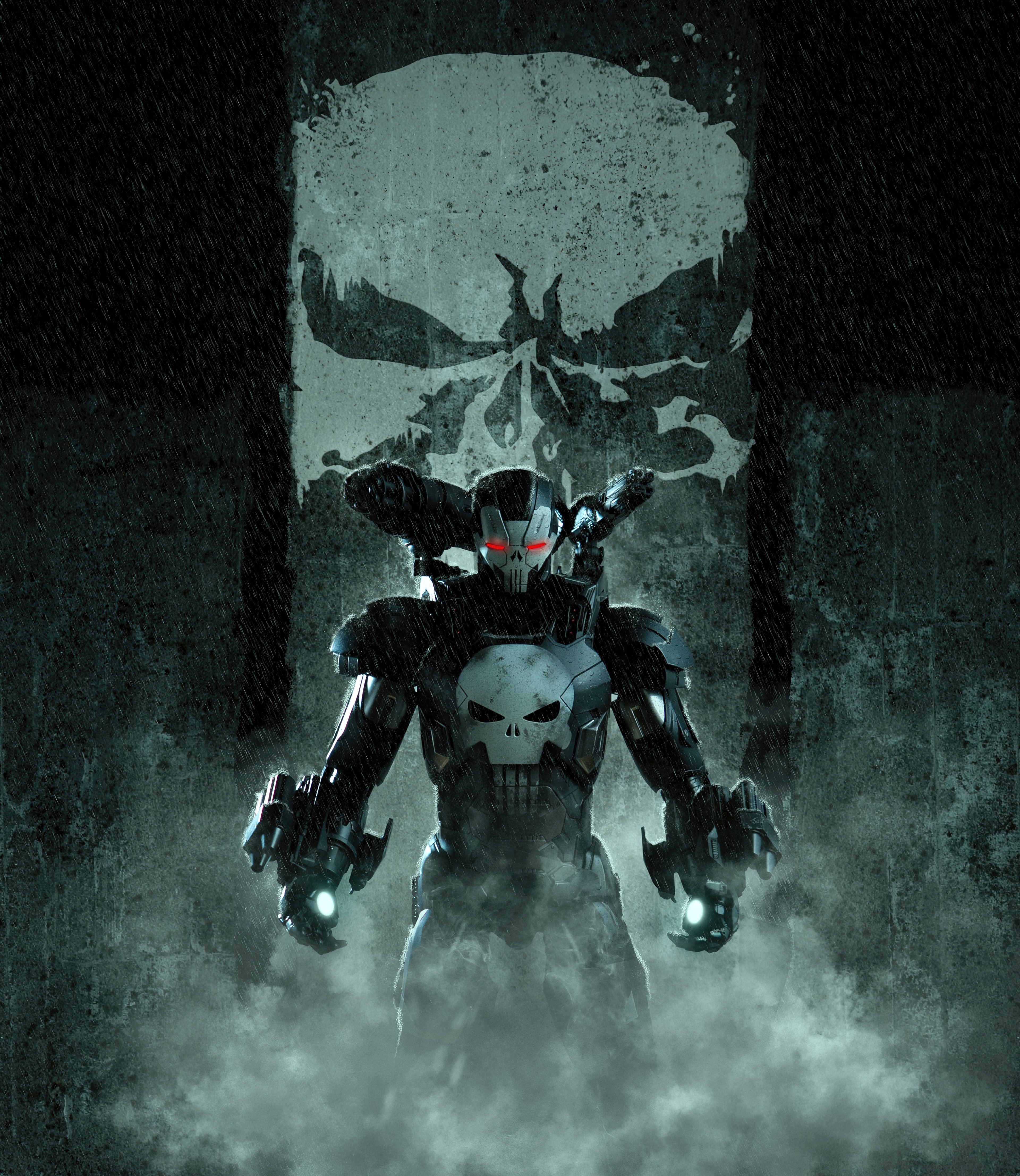 War Machine: Punisher's Vengeance 4K Wallpaper