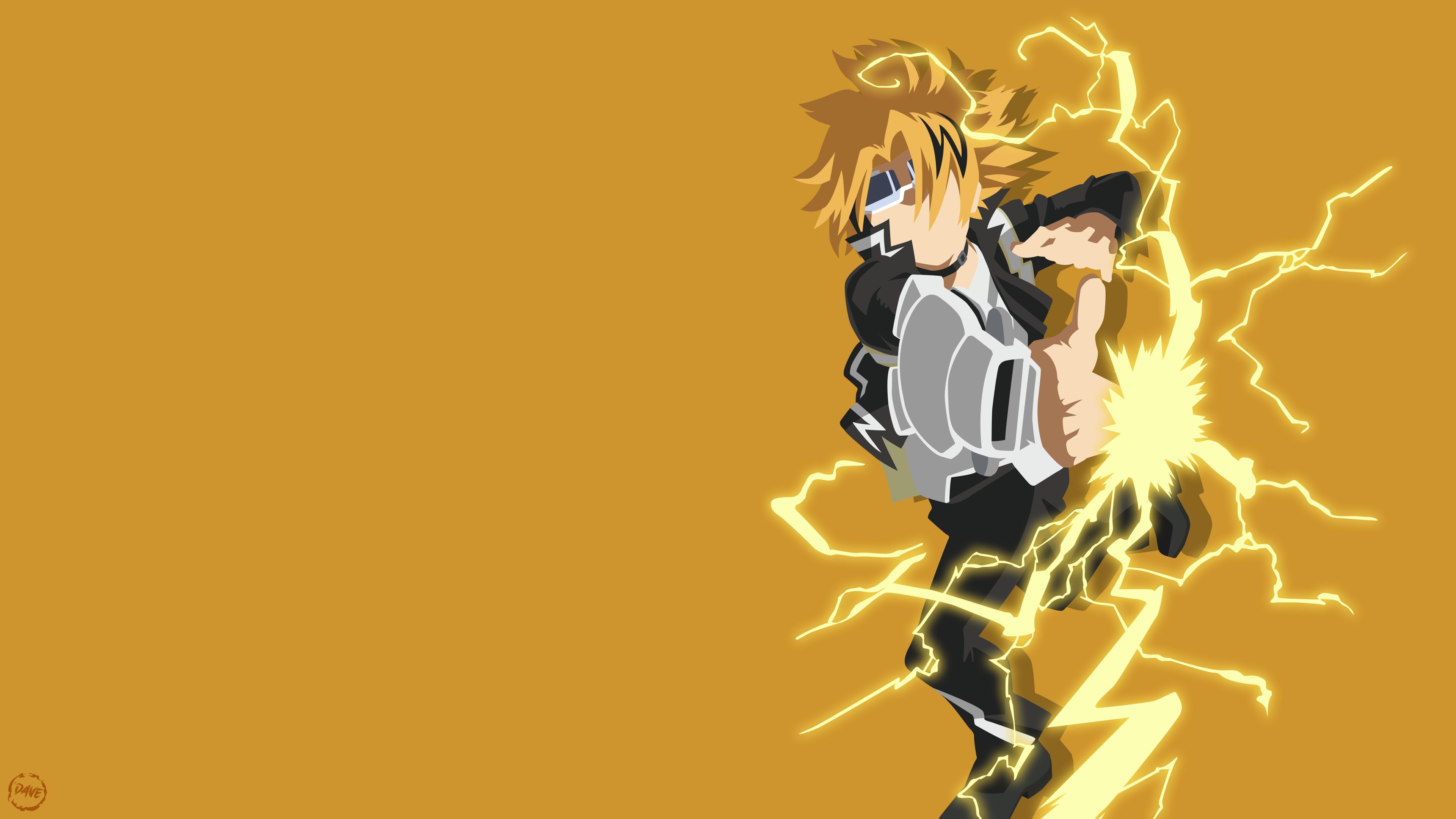 Denki Kaminari: Electric Hero Unleashed 4K Wallpaper
