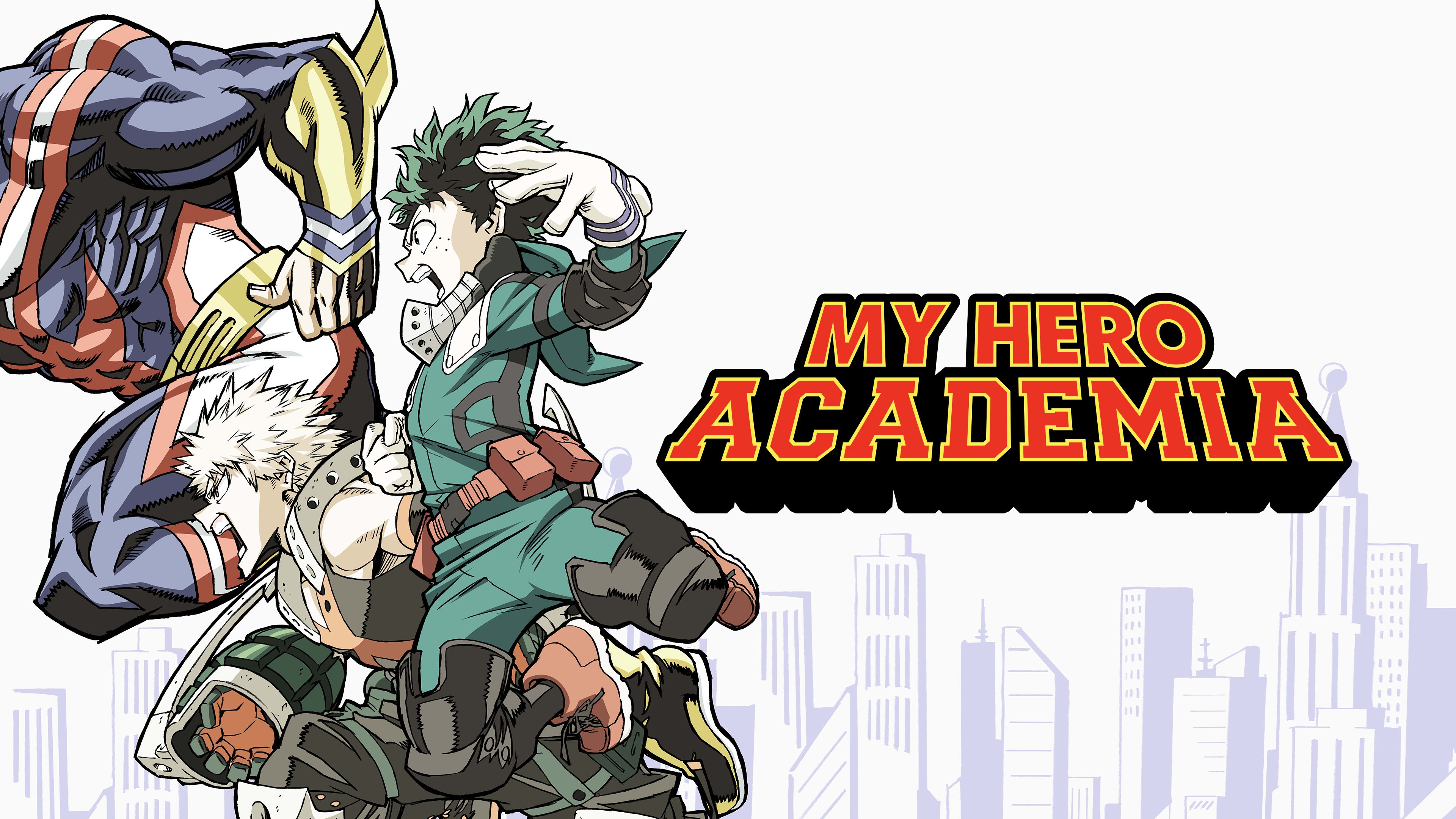 My Hero Academia: Deku and Bakugo's Battle 4K Wallpaper