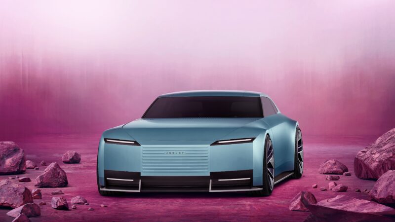 Jaguar Type 00: Future Noir Ride 4K Wallpaper